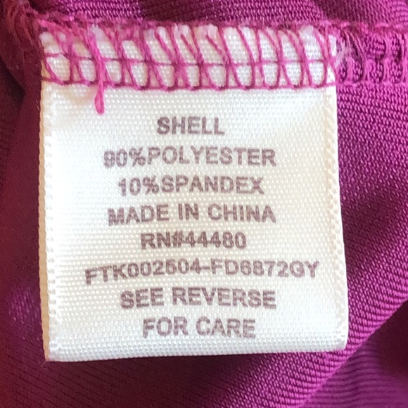 Love Fire velvet fitted top with keyhole back sz S - Picture 6 of 7